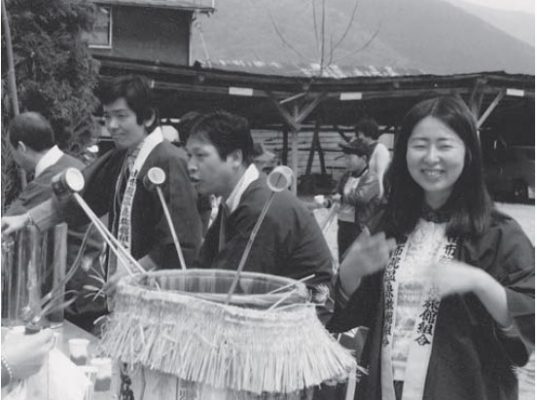 写真2　由布院温泉観光協会事務局長時代の光景